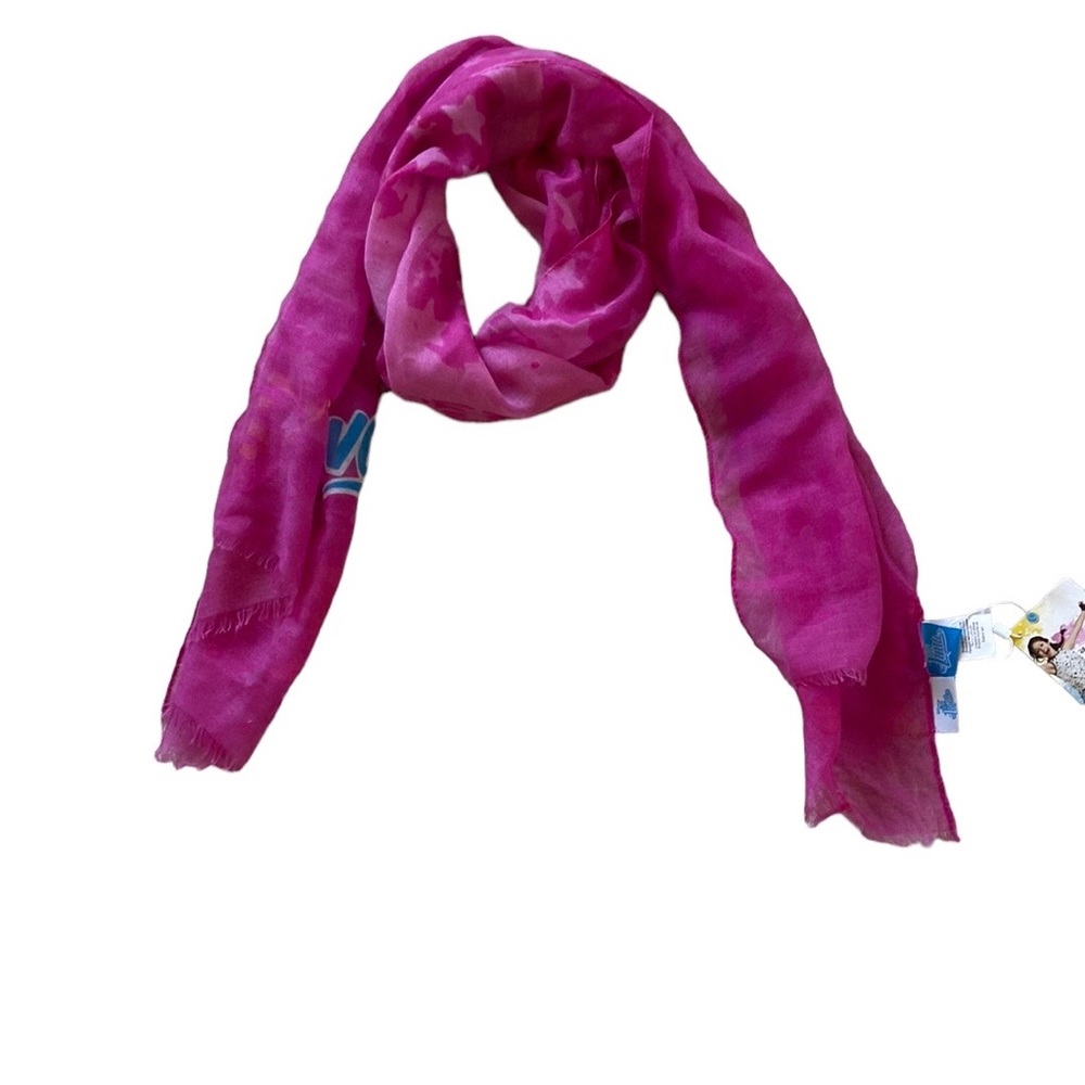 Disney pink scarf